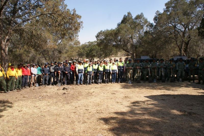 SOFOCADO EL GRAN INCENDIO FORESTAL EN LAZARO CARDENAS TLX.